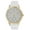 Gold/White, variant on 48mm Montres Carlo Luxury Modern Fashion Silicone Band Quartz Men's Dress Watch (Gold/White)