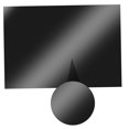 thumbnail image 4 of YSNOOWE 1Set Black Monitor Screen Privacy Film Protecting Against Glare Effect Back to School, 4 of 8