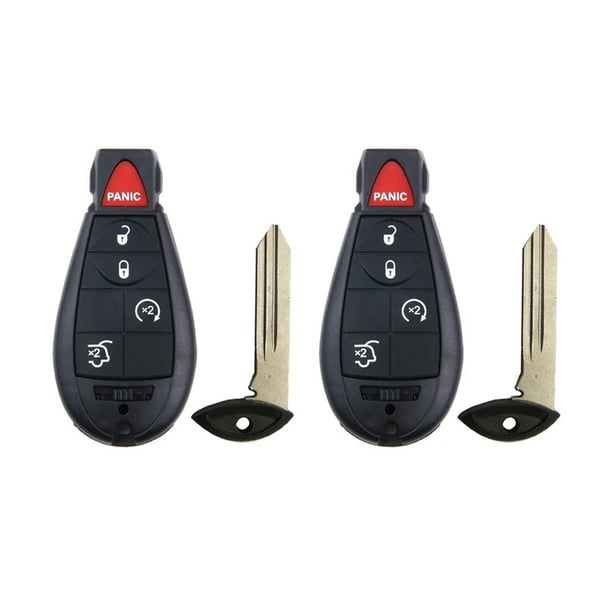 AKS KEYS 2 for Jeep Grand Cherokee Keyless Entry Remote Truck Key Fob