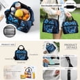 thumbnail image 4 of Jeiento 4 Piece Backpack And Lunch Box Set for Kids Boys & Girls 17 Inch Blue Sea Turtle Lightweight School Bag Set with Pencil Case, Bookmarks for Elementary Back to School, 4 of 7