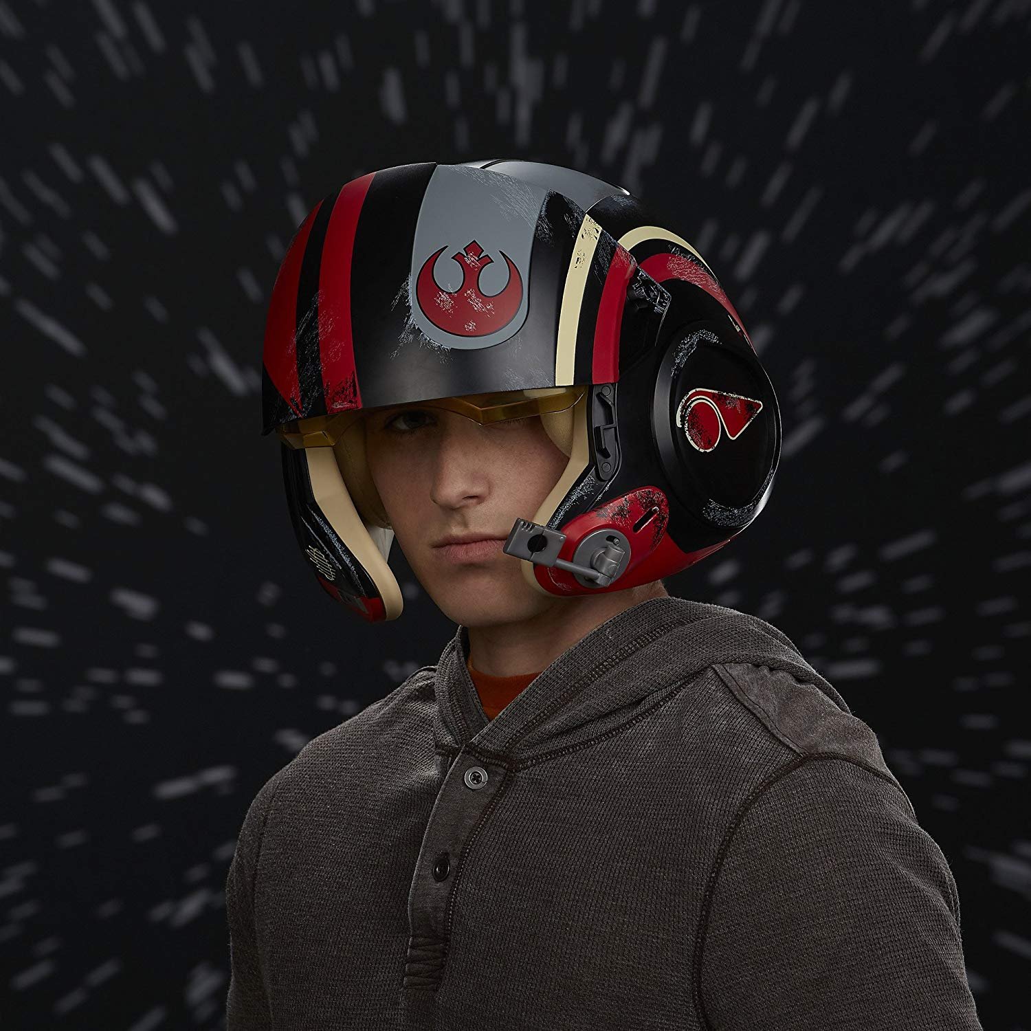SF・ファンタジー・ホラー STAR WARS POE DAMERON Helmet Star Wars Black Series Poe Dameron Pilot Helmet for Stores