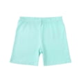 thumbnail image 5 of WAYUTE Girls Shorts Elastic Waist Straight Leg Solid Color Dance Bike Shorts for Toddler Kids Layering Soft Breathable Playwear Casual Outdoor,Mint Green, 5 of 6