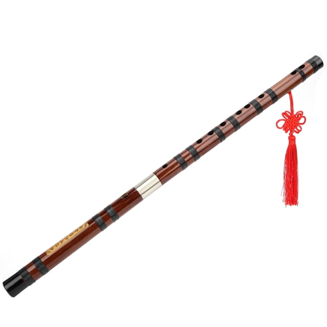 Flute With Cloth Box, Bamboo Flute Easy To Carry Beautiful Generous For Party Performance For Music Enthusiast For Beginner For Outdoor Performance