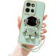 thumbnail image 1 of wonima11 for Motorola Moto G Stylus 5G 2025 Phone Case Cute 6D Astronaut Case with Stand Function,with Lanyard Luxury Plating Case Cover Electroplated Case for Moto G Stylus 5G 2025, Cyan, 1 of 1