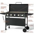 thumbnail image 5 of KingChii 5-Burner 38" Propane Griddle with Hard Cover for Camping, Tailgating, BBQ, Parties, Backyard & Patio, 5 of 9