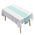 thumbnail image 1 of Paquete de 10 caminos de mesa de satén de 30cm x 275cm, caminos de mesa de cinta para bodas, fiestas, cumpleaños, banquetes, decoraciones para restaurantes y hoteles, 1 of 5