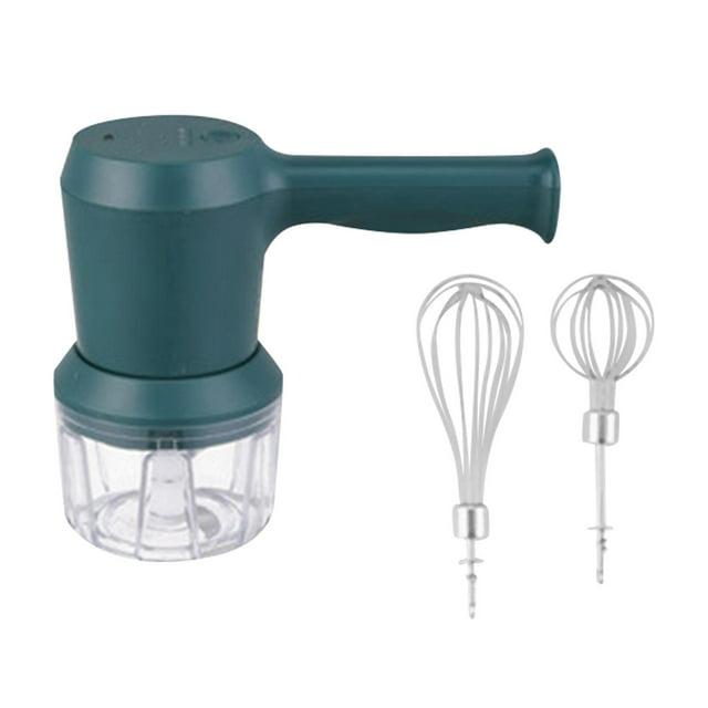 Picadora de ajo eléctrica, cortadora de verduras eléctrica, machacador de especias, recargable por USB, ajustable en 5 velocidades para carne, crema y Verde oscuro