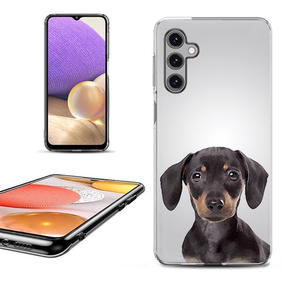 OneToughShield ® for Samsung Galaxy A14 5G Phone Case, Fashion Cover Case - Dachshund Face