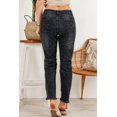 thumbnail image 1 of ABPHQTO Vaqueros lavados slim fit negros rotos de mujer, 1 of 5