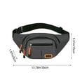 thumbnail image 3 of YiJuHui 1pcs Men's Canvas Chest Bag Crossbody Sling Pack with Multiple Pockets for Outdoor Travel Hiking Cycling D, 3 of 6