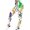 White, variant on Bibifish Womens Leggings Casual Daily Printed Sports Yoga Pants Colorful Print High Elastic Breathable Fitness Workout Running Leggings Trousers