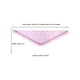 thumbnail image 3 of INSPIRE CHIC Chal de Encaje Mantilla de Tul, Cubierta Triangular para la Cabeza, Velo de Iglesia para Misa, Damas de Honor de Boda 51.2"x15.7" Rosa Púrpura, 3 of 5