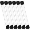 thumbnail image 2 of Liukekj 6 pcs Clear Storage Tubes Plastic Storage Tubes Round Storage Tubes Portable Storage Tubes with Lids, 2 of 10