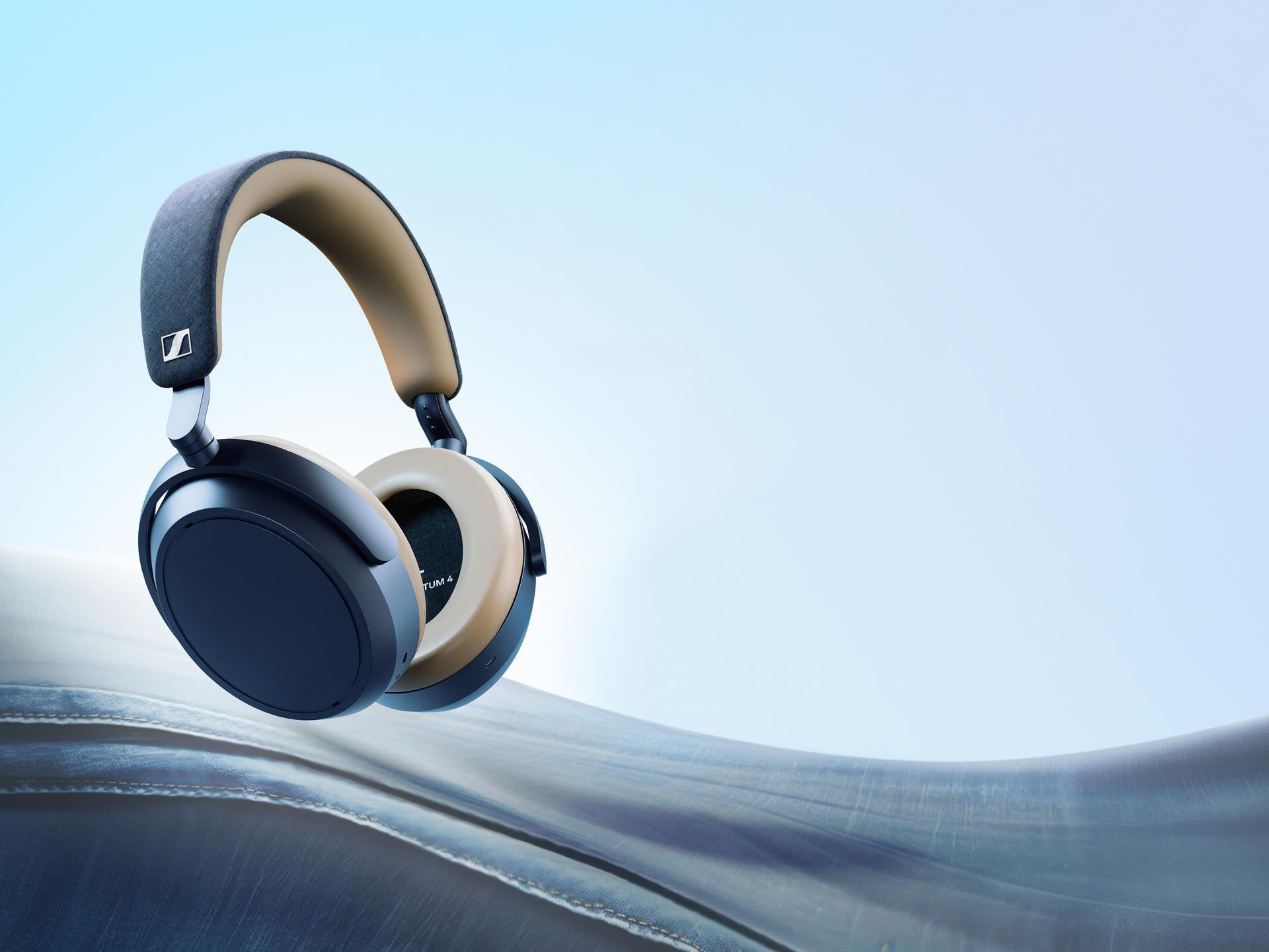 Sennheiser MOMENTUM 4 Wireless Headphones - Bluetooth Headset for Crystal-Clear Calls with Adaptive Noise Cancellation, 60h Battery Life, Lightweight Folding Design, Teal