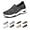 Grey1, variant on Women's slip-on orthopedic sports shoes with arch support low-top shoes wedge heel walking shoes