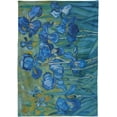 thumbnail image 2 of Blue Flower Pattern Rectangle Tablecloth, Dust Proof Anti Wrinkle Wipeable Table Cloth Tabletop foration of Dinner Kitchen Wedding Holiday Party 54"x72" Decor Gift, 2 of 7