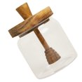 thumbnail image 3 of OUNONA Seau à Miel en Verre pour Amis avec Couvercle Intégré Design Lot de 1, 3 of 8