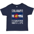 thumbnail image 3 of Inktastic Established August 1, 1876 Colorado Flag Boys or Girls Toddler T-Shirt, 3 of 5