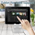thumbnail image 3 of Support de Tablette de Bureau en Métal Support Extensible Pliable Support de Smartphones pour iPad Support Réglable Bureau en Aluminium Métal Support de Support Portable Support pour Téléphone et Tablette Noir, 3 of 8