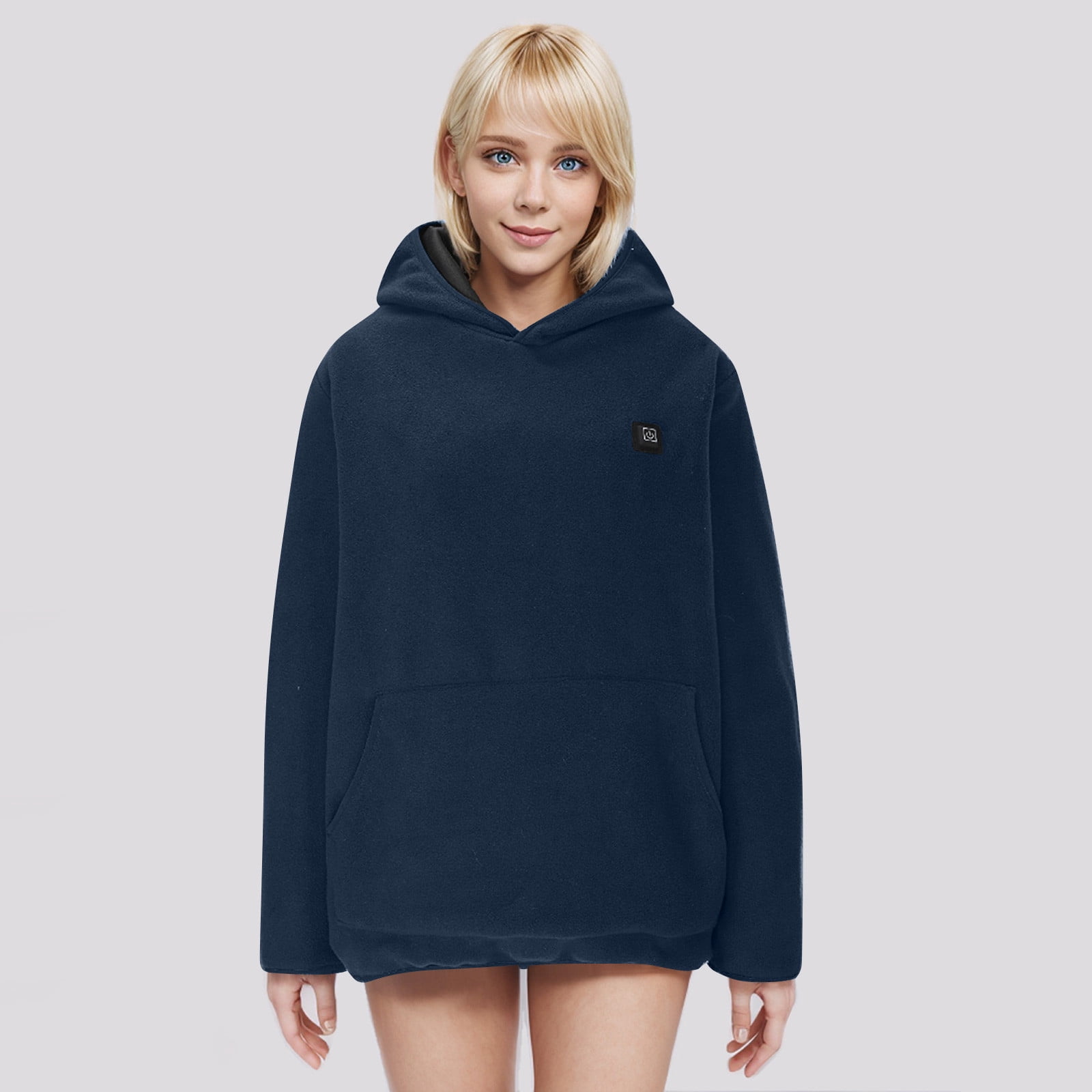 Turilly Unisex 6 Heated Hoodie Usb Rechargeable Thermal Sweatshirt Washable Hooded Sweatshirt For Men And Women
