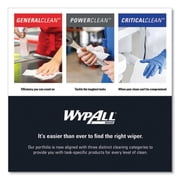 WypAll PowerClean X80 Cloths Heavy Duty Wipes (41025), Jumbo, Extended Use Towels, White (1 Roll of 455 Sheets, 455 Sheet Total)