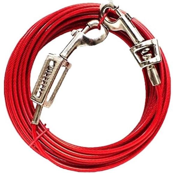 Prestige Pet Tie-Out 30 ft with Spring, Up to 100 lb, Large