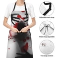 thumbnail image 4 of Kdxio Shadows Behind Apron with Pockets Adjustable Kitchen Aprons for Men Women Waterproof Aprons for Cooking,Drawing,Crafting, Baking Household Cleaning, 4 of 5