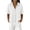 White, variant on Tops for Women Short Sleeve V Neck Fashion Casual Linen Solid Color Flared Open Front Button Up Pocket Top Pink M