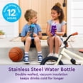 thumbnail image 2 of bentgo Stainless Steel Double Wall Insulated Water Bottle 14 oz. Unicorn (BGKSTBL-UNI), 2 of 8