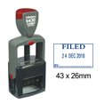 thumbnail image 1 of Printtoo Heavy Duty Dater Stamp With Filed By Text Self Inking Office Stationery Date Rubber Stamp-Blue, 1 of 1