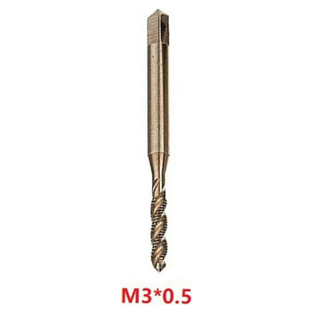 Lefu M3-M10 HSS- Co Cobalt M35 Machine Sprial Flutes Tarauds Métrique Vis Robinet Droite