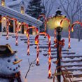 thumbnail image 2 of Solar Power Light String Christmas Candy Cane Lights LED Garden Ground Plug Crutch New Year Room Decor Warm Atmosphere Light, 2 of 7