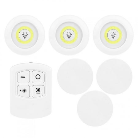 

Zaqw Remote Control LED Under Cabinet Light Dimmable COB Night Light For Kitchen Wardrobe Closet COB Night Light Remote Control Night Light