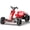 Red 22" H X 35" D X 22" W, variant on DYNALUNE 12V Electric Ride on Car, Foldable Kids Go Kart with Adjustable Seat, EVA Wheels