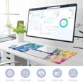 thumbnail image 4 of JSTEL Rainbow Mandala Flowers Large Gaming Mouse Pad Big Mousepad Mice Keyboard Mat with Non-Slip Rubber Base for Computer Laptop Home & Office, 31.5 X 11.8 inch, 4 of 6