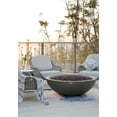 thumbnail image 4 of Sol Living Rose Bowl 48 x 48 Inch Round Natural Gas Fire Pit with Automatic Shutoff, 60,000 BTUs, Light Gray, 4 of 8