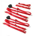 thumbnail image 1 of Chevy Chevelle 1964-1967 Standard 3 Point Red Retractable Bench Seat Belt Kit - 3 Belts, 1 of 1