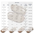 thumbnail image 3 of Walking Sandals Boys Girls Faux Leather Anti-Slip Adjustable Buckle Comfortable Beach Sandals Open Toe Low Heel Brown 13.5(32), 3 of 6