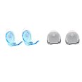 thumbnail image 3 of 2PCS Plastic Super Suction Cup Razor Rack Clear Bathroom Razor Holder Shaver Storage Rack Bracket, 3 of 9