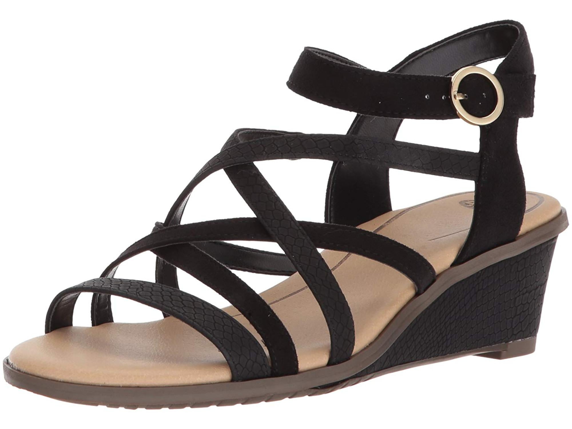 Dr. Scholl's Womens Gemini Open Toe Casual Platform Sandals