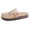 White, variant on Jelly Clogs for Women Soft Cork Footbed Buckle Close Toe Sandals Slip On Transparent Breathable Platform Slide Mules White Size 8
