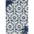 thumbnail image 2 of SAFAVIEH Bella Zlata Geometric Wool Area Rug, Navy/Ivory, 4' x 6', 2 of 8