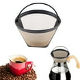thumbnail image 5 of US 2-4 Pack Reusable #4 Cone Style Coffee Filter for Cuisinart, Black & Decker, 5 of 9