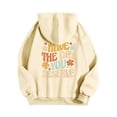 thumbnail image 2 of Have The Day You Deserve Y2K Hoodies for Women Fall Winter Long Sleeve Preppy Graphic Hooded Sweatshirt Pullover Tops, 2 of 3