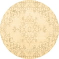 thumbnail image 1 of Ahgly Company Indoor Round Persian Brown Traditional Area Rugs, 6' Round, 1 of 4