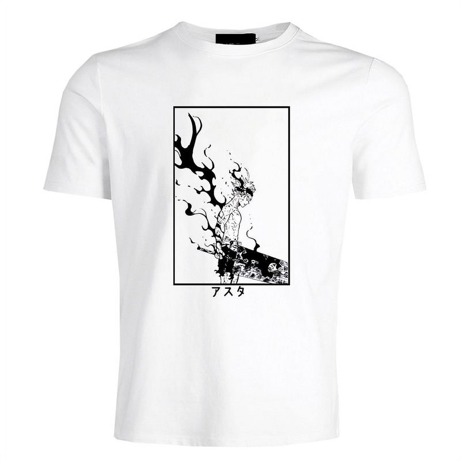 SHIYAO Anime Black Clover T Shirt Funny T-shirt Unisex Cartoon Graphic Tees Summer Top T-shirts for Men Boys Girls Teens Breathable Shirt(White-5XL) - SHIYAO Anime Black Clover T Shirt Funny T-shirt Unisex Cartoon Graphic Tees Summer Top T-shirts for Men Boys Girls Teens Breathable Shirt(White-5XL) -