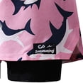thumbnail image 5 of MYAOYI Mens Shorts Quick Dry 2 in 1 Running Shorts Printed Swim Trunks with Pockets, 5 of 6