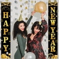 thumbnail image 4 of Kit de decoraciones de Feliz Año Nuevo 2025, juego 2025 con pancarta de Feliz Año Nuevo para telón de fondo de Nochevieja, 4 of 5
