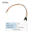 thumbnail image 3 of Uxcell PH 2.0mm Female to 2.54mm Female Connector Adapter 4 Pins with 21cm Wire Cables Pack of 10, 3 of 5
