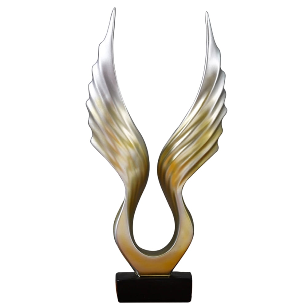 1Pc Modern Sculpture Angel Wing Statue
